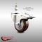 Service Caster 3 Inch 316SS Maroon Polyurethane Swivel 3/8 Inch Stem Caster Total Lock Brake SCC-SS316TSTTL20S314-PPUB-MRN-381615 - alternate 4